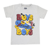 Boys Half Sleeves Jersey T-Shirt 4156 - Silver, Kids, Boys T-Shirts, Chase Value, Chase Value