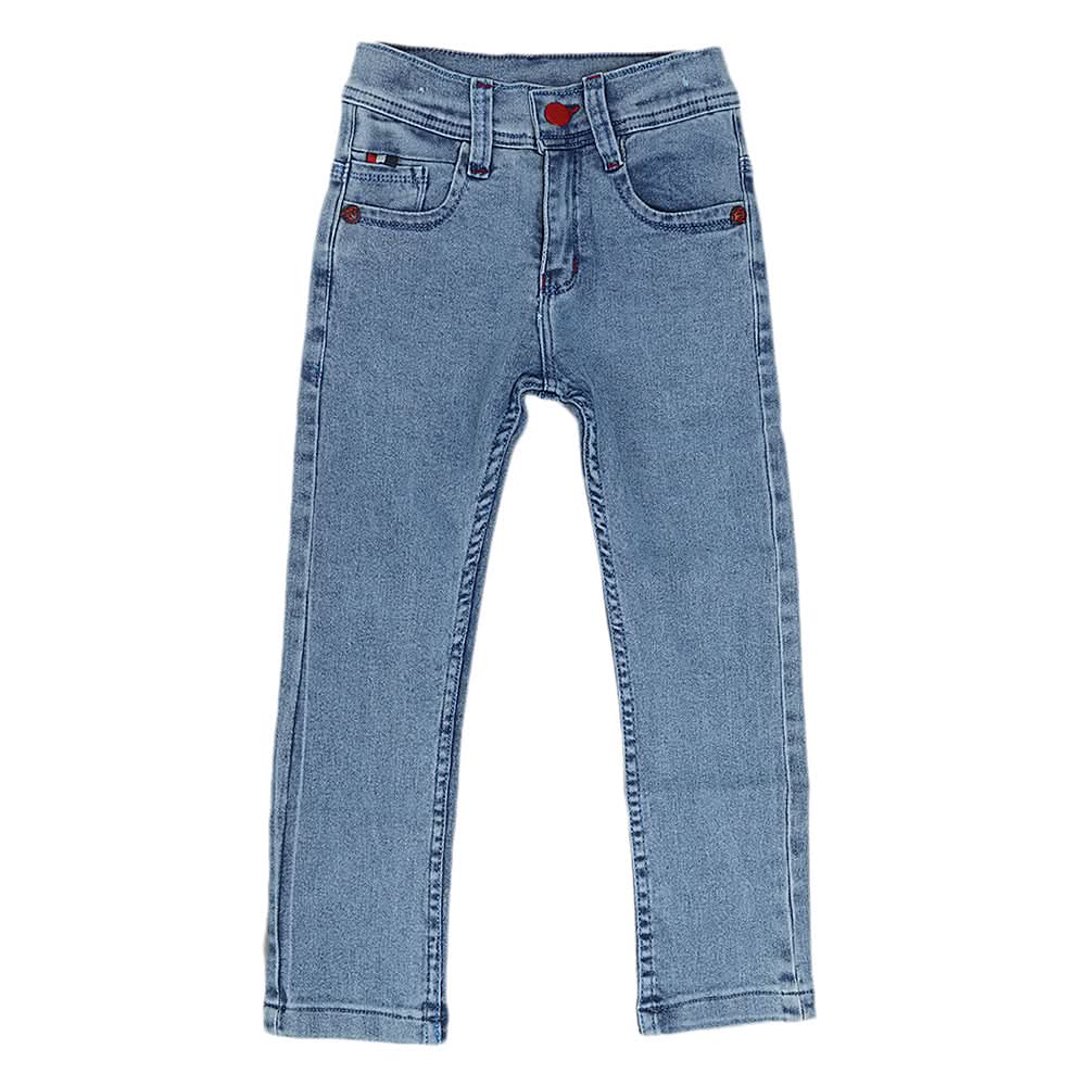 Boys Random Wash Denim Pant - Light Blue, Kids, Boys Pants, Chase Value, Chase Value
