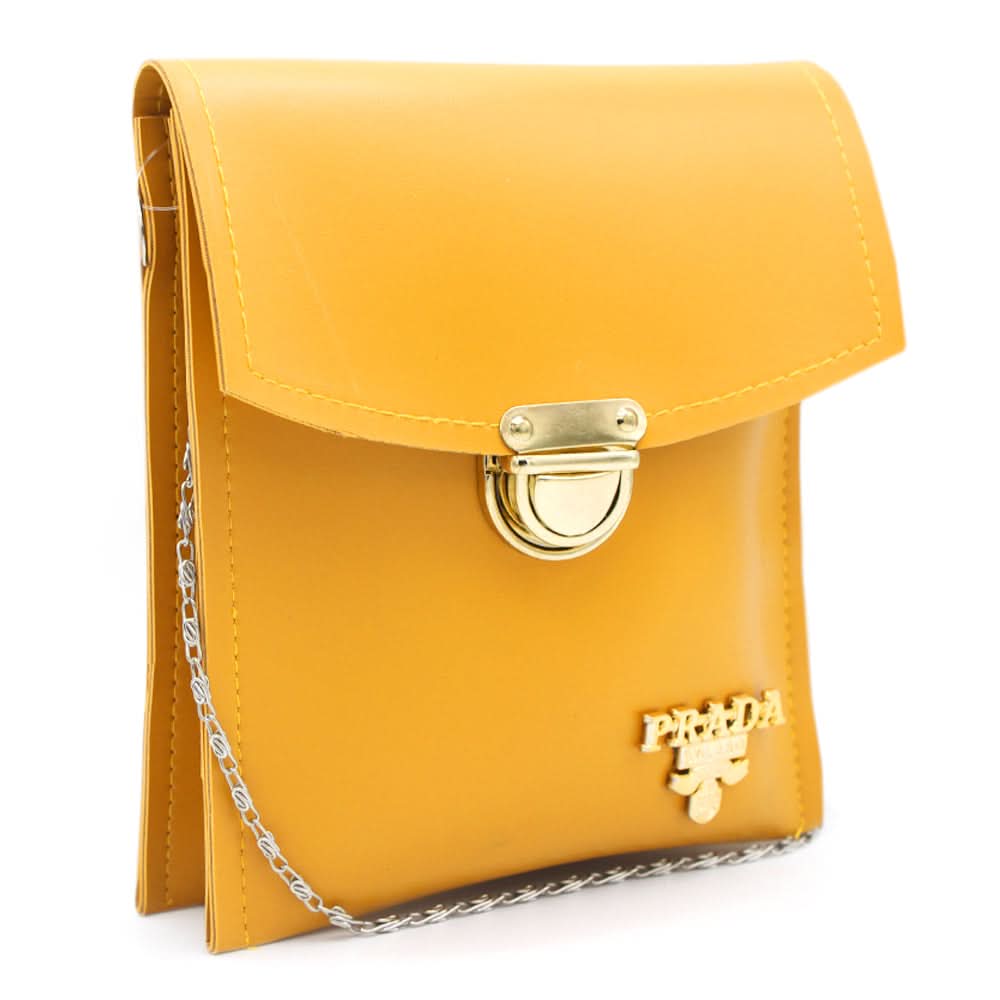 Women's Shoulder Bag - Mustard, Women, Bags, Chase Value, Chase Value