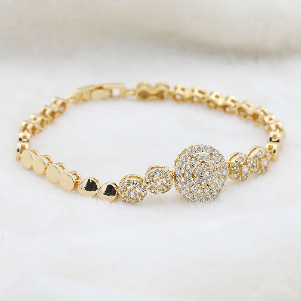 Women's Zarcon Bracelet - Golden, Women, Bangles & Bracelets, Chase Value, Chase Value