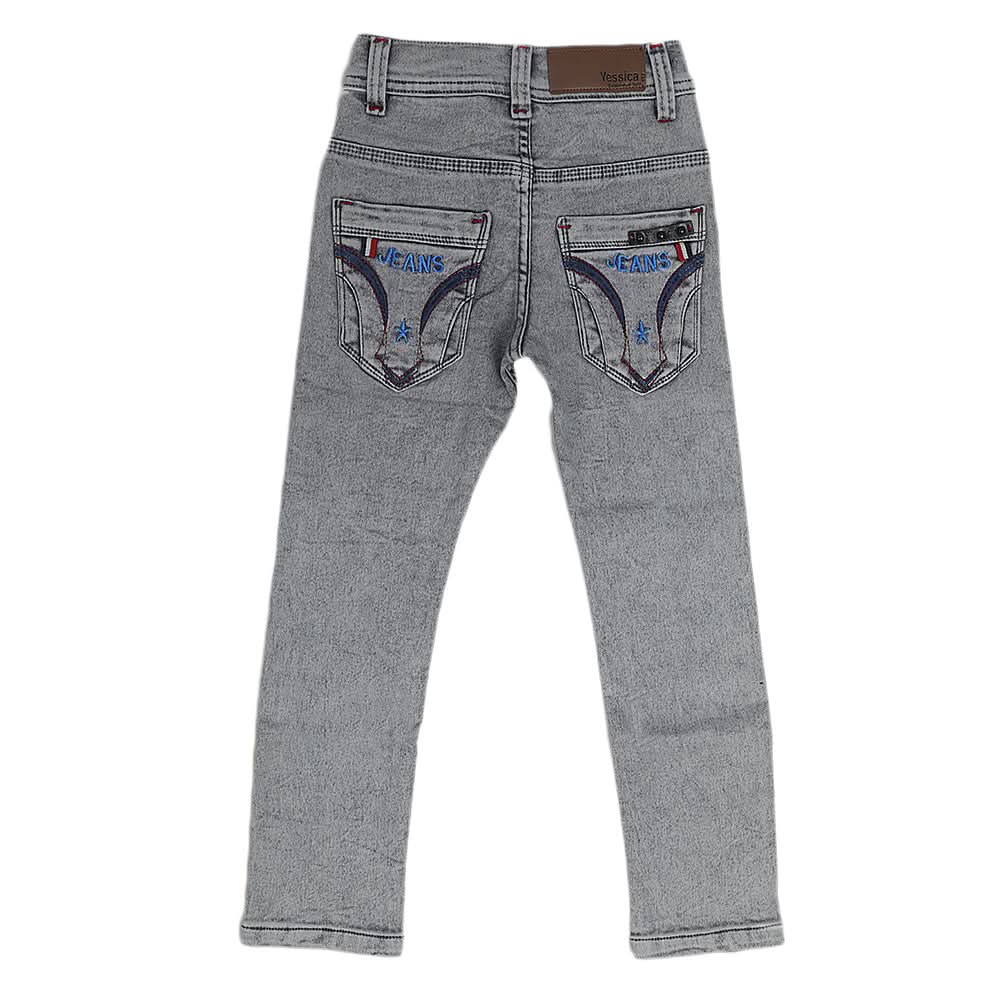 Boys Random Wash Denim Pant - Grey, Kids, Boys Pants, Chase Value, Chase Value