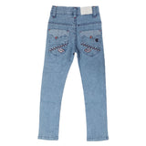 Boys Random Wash Denim Pant - Light Blue, Kids, Boys Pants, Chase Value, Chase Value