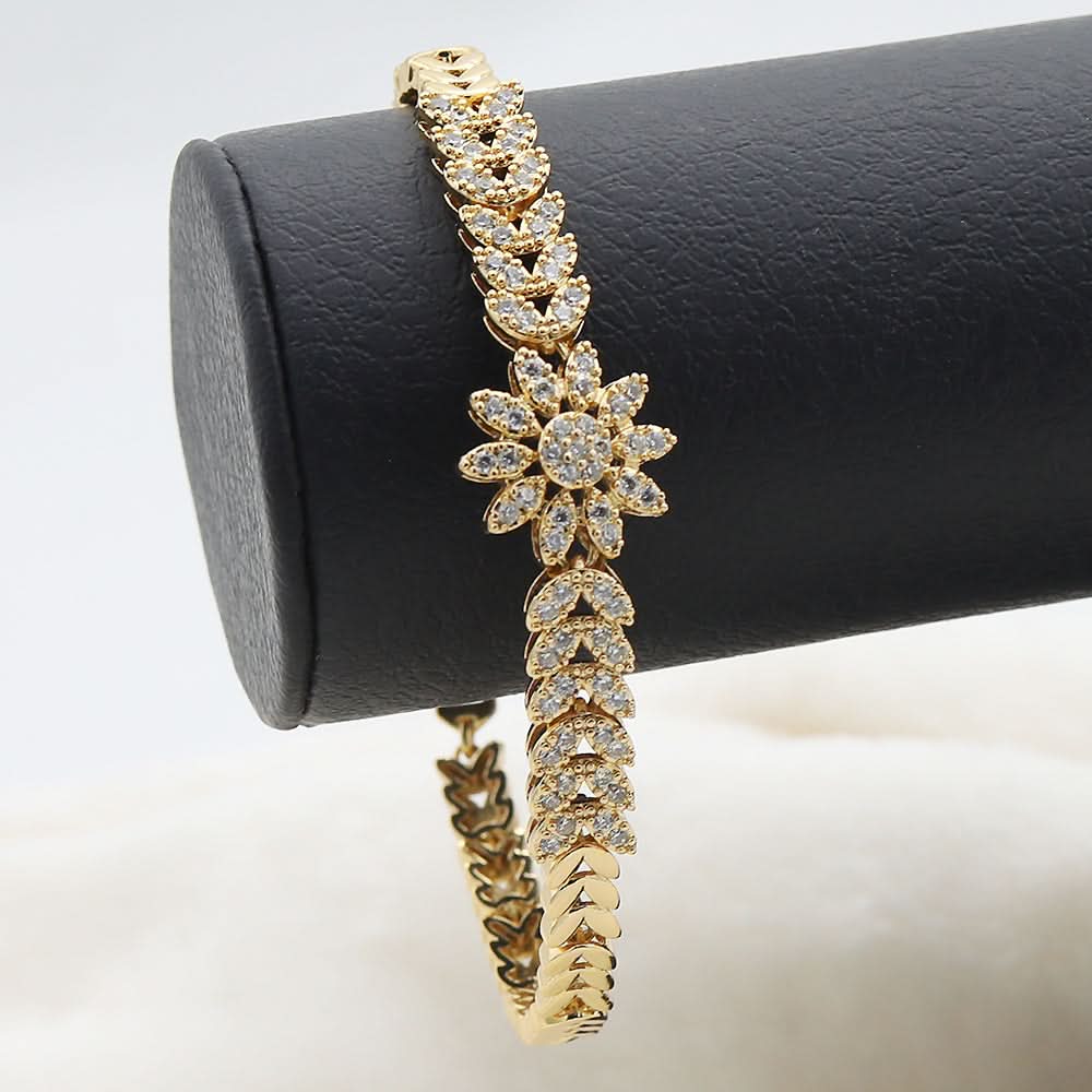 Women's Zarcon Bracelet - Golden, Women, Bangles & Bracelets, Chase Value, Chase Value