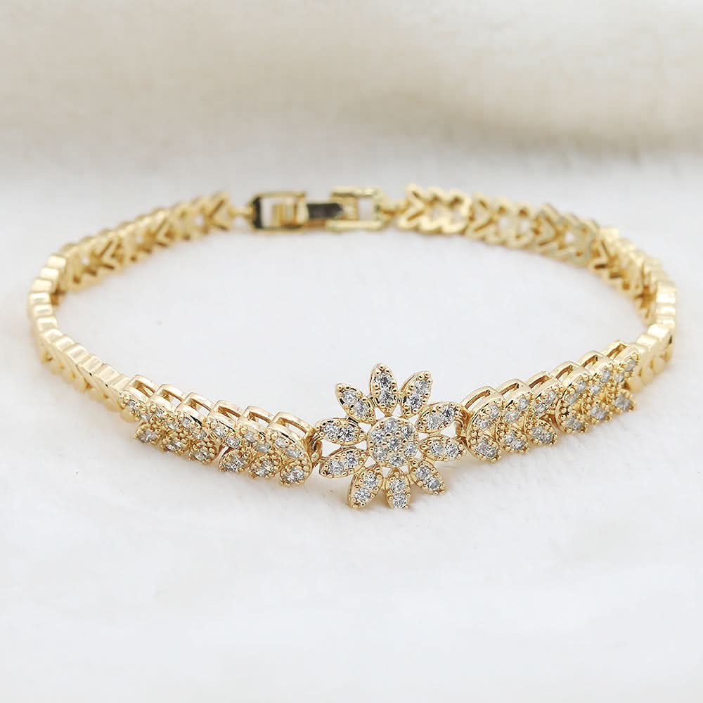 Women's Zarcon Bracelet - Golden, Women, Bangles & Bracelets, Chase Value, Chase Value