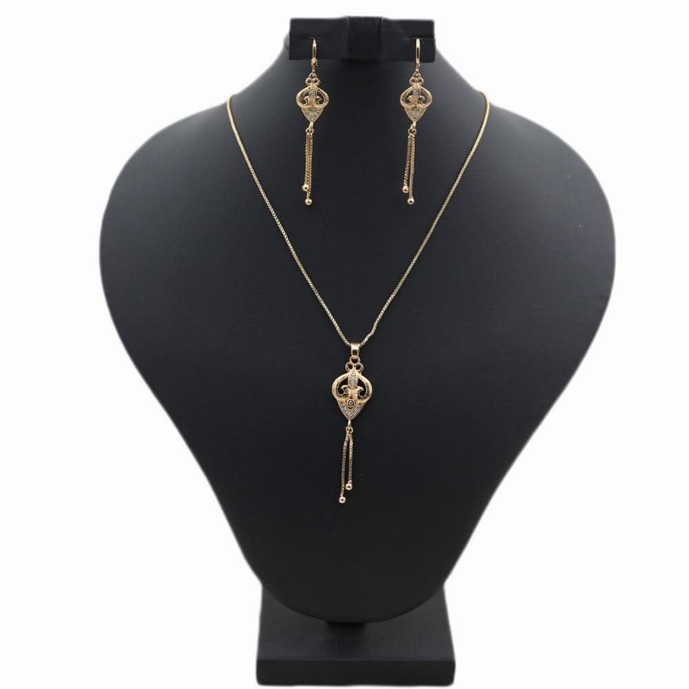 Women's Locket Set - Golden, Women, Chains & Lockets, Chase Value, Chase Value