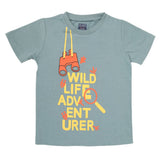 Boys Half Sleeves Jersey T-Shirt 4145 - Light Grey, Kids, Boys T-Shirts, Chase Value, Chase Value