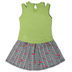 Girls Skirt Suits 110 SML - Green, Kids, Girls Sets And Suits, Chase Value, Chase Value