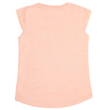 Girls Printed Half Sleeves T-Shirt 4699 - Peach, Kids, Girls T-Shirts, Chase Value, Chase Value