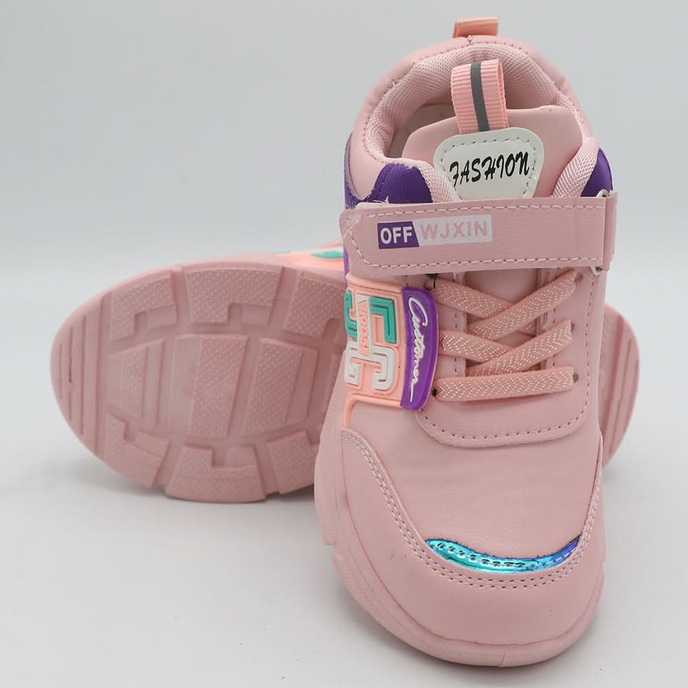 Girls Joggers 8062 - Pink, Kids, Girls Sneakers And Shoes, Chase Value, Chase Value