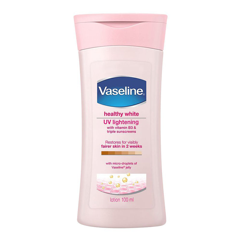 Vaseline Body Lotion Healthy White UV Light 100ml, Beauty & Personal Care, Creams And Lotions, Vaseline, Chase Value