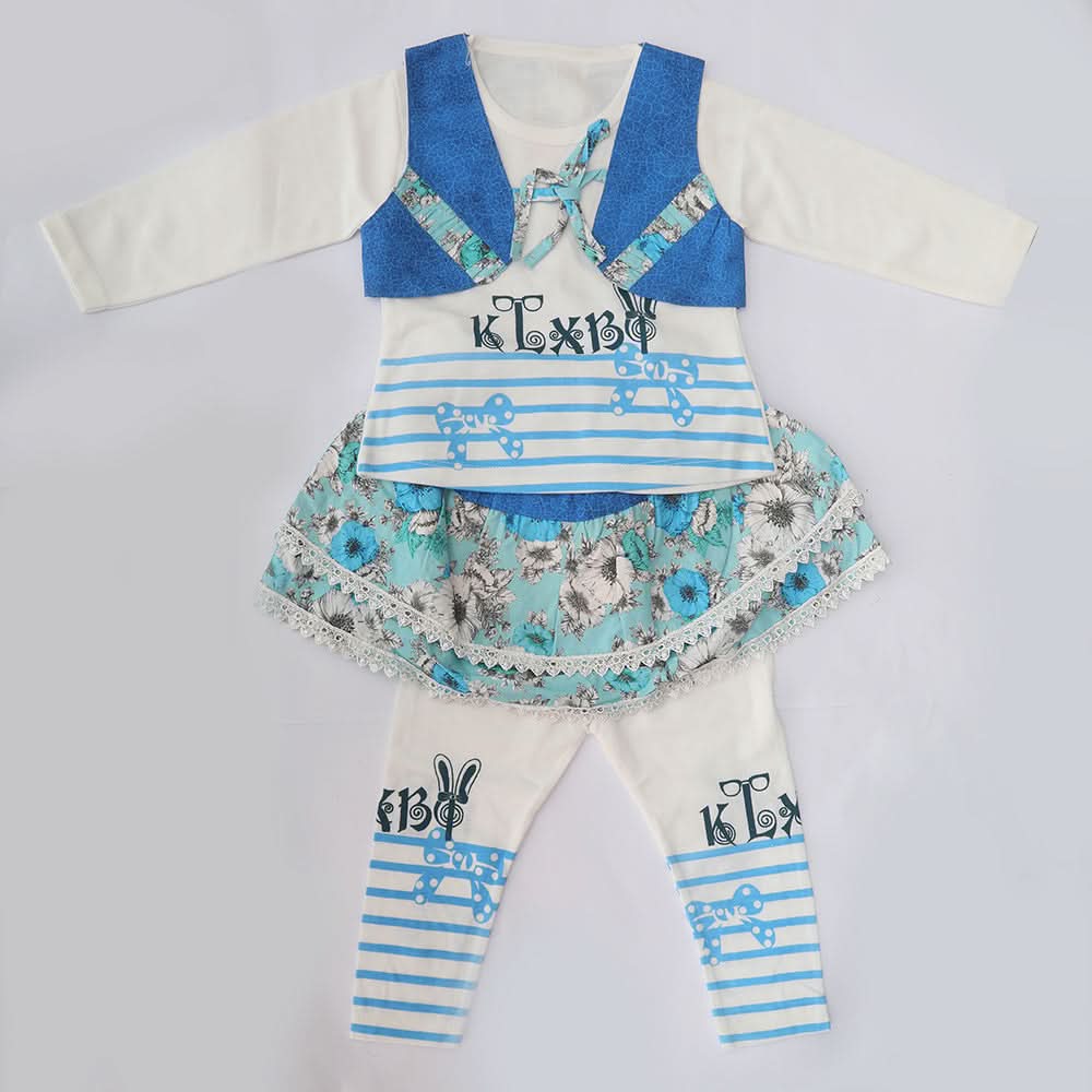 Girls Pant Suit - Blue, Kids, Girls Sets And Suits, Chase Value, Chase Value