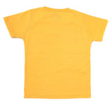 Boys Half Sleeves Jersey T-Shirt 4154 - Yellow, Kids, Boys T-Shirts, Chase Value, Chase Value