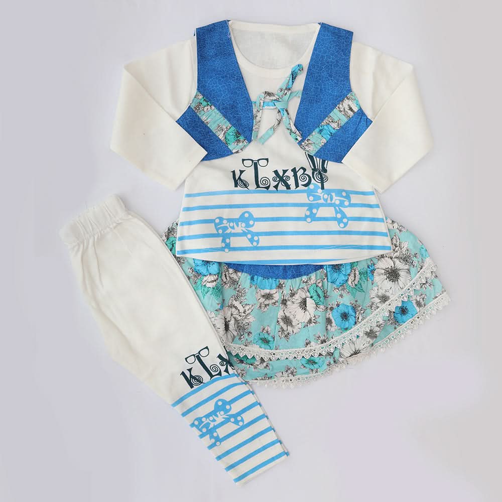 Girls Pant Suit - Blue, Kids, Girls Sets And Suits, Chase Value, Chase Value