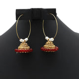 Bali Jhumki Golden - B, Women, Earrings & Tops, Chase Value, Chase Value