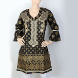 Women's Embroidered Kurti - Black, Women, Ready Kurtis, Chase Value, Chase Value