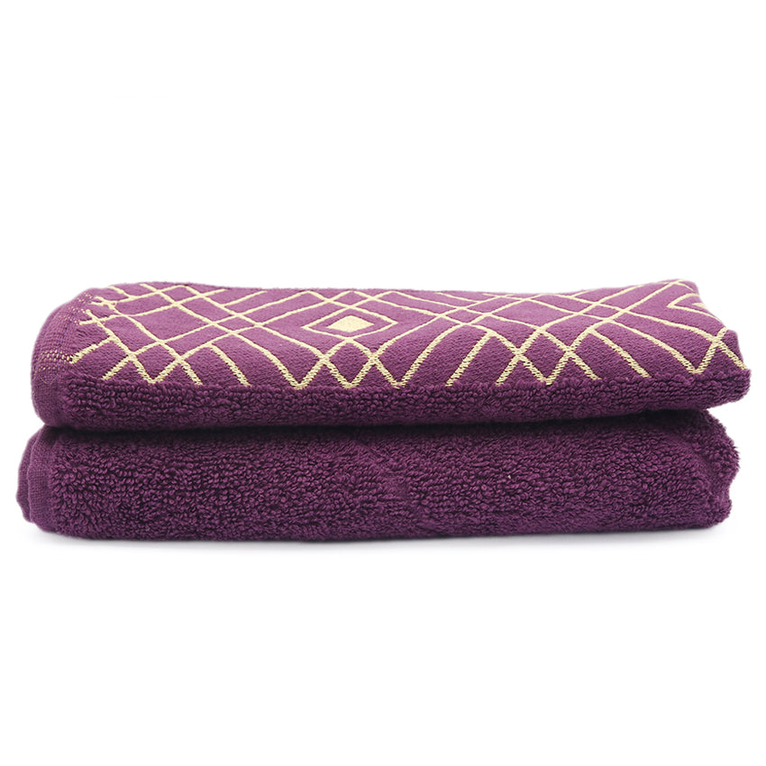 Bath Towel Greek Border - Purple, Home & Lifestyle, Bath Towels, Chase Value, Chase Value