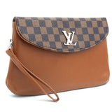Women's Clutch K-2069 - Brown, Women, Clutches, Chase Value, Chase Value