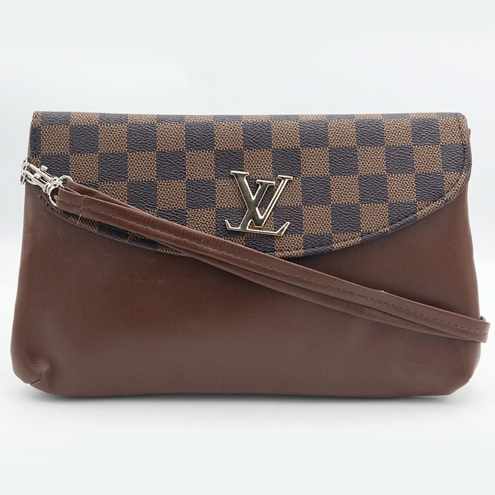 Women's Clutch K-2069 - Coffee, Women, Clutches, Chase Value, Chase Value