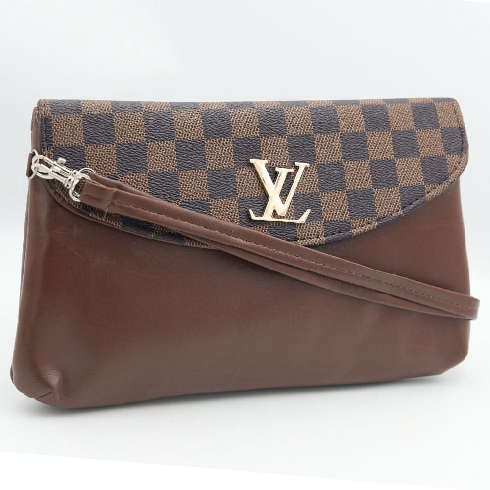 Women's Clutch K-2069 - Coffee, Women, Clutches, Chase Value, Chase Value