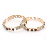 Girl's Setting Bangles 2Pc - Golden, Kids, Bangles & Bracelet, Chase Value, Chase Value