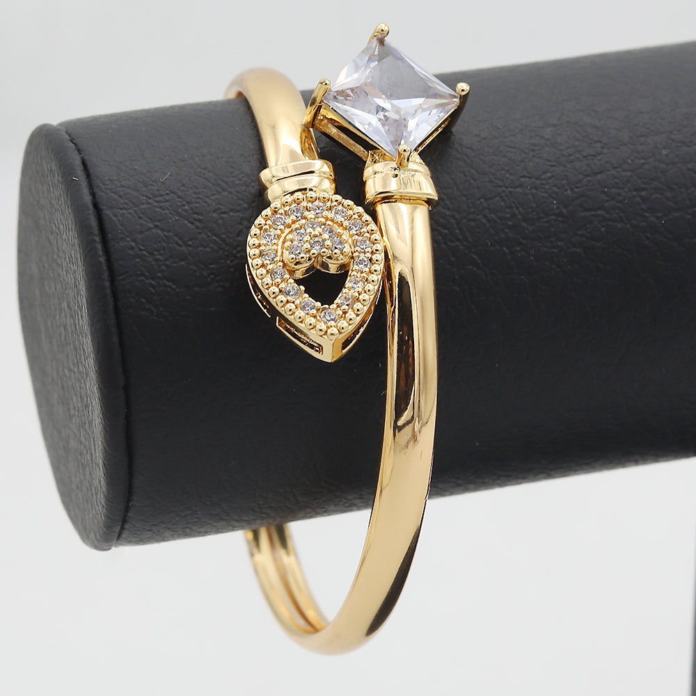 Women's Bracelet With Ring - Golden, Women, Bangles & Bracelets, Chase Value, Chase Value