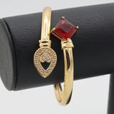 Women's Bracelet With Ring - Dark Pink, Women, Bangles & Bracelets, Chase Value, Chase Value