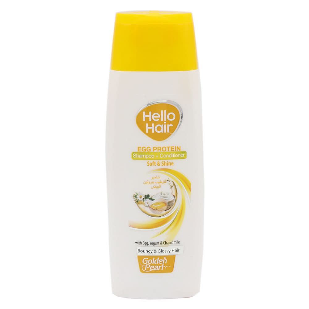 Hello Hair Shampoo + Conditioner 95ml - Egg Protein, Beauty & Personal Care, Shampoo & Conditioner, Chase Value, Chase Value