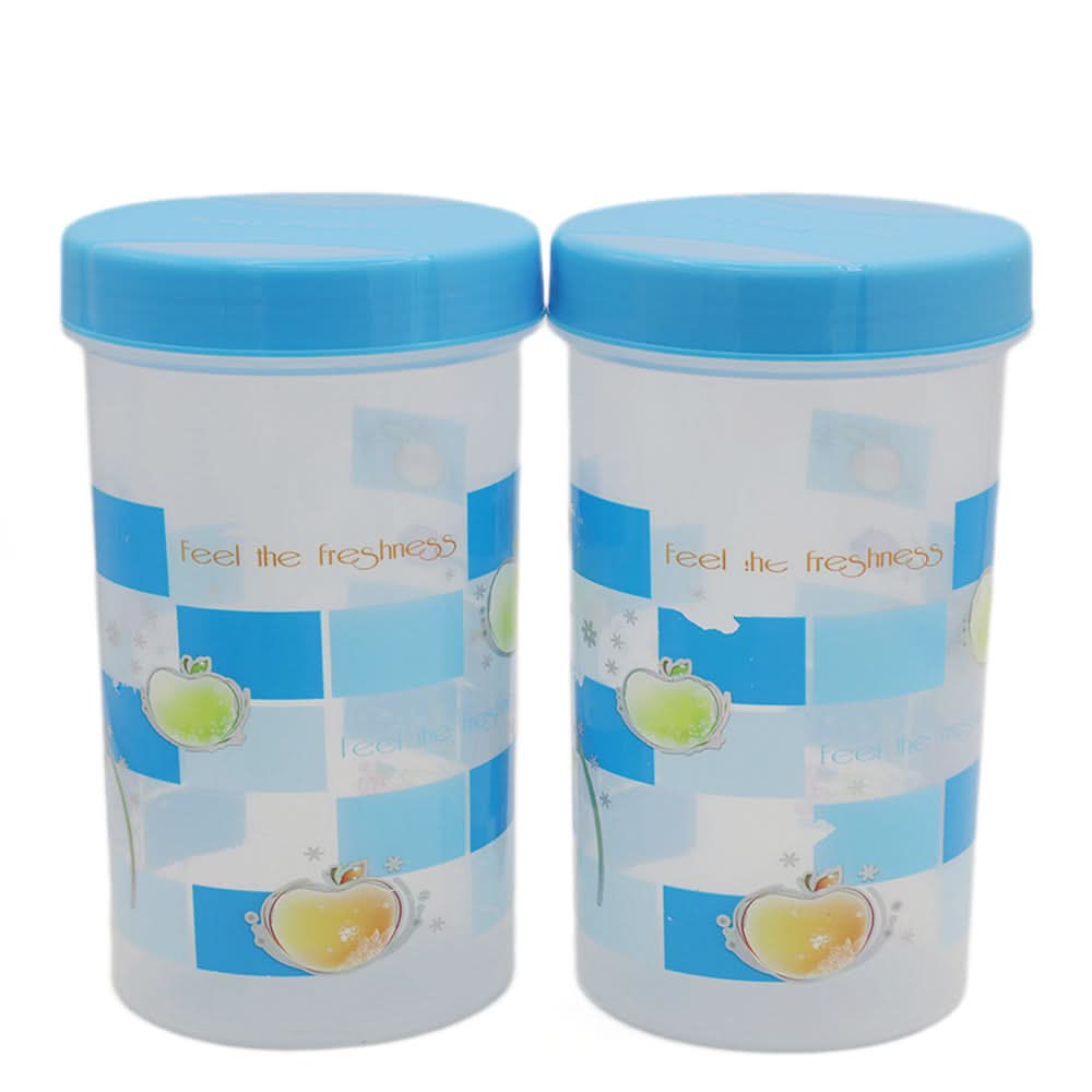 Jar Medium Net 2 Piece - Blue, Home & Lifestyle, Storage Boxes, Chase Value, Chase Value