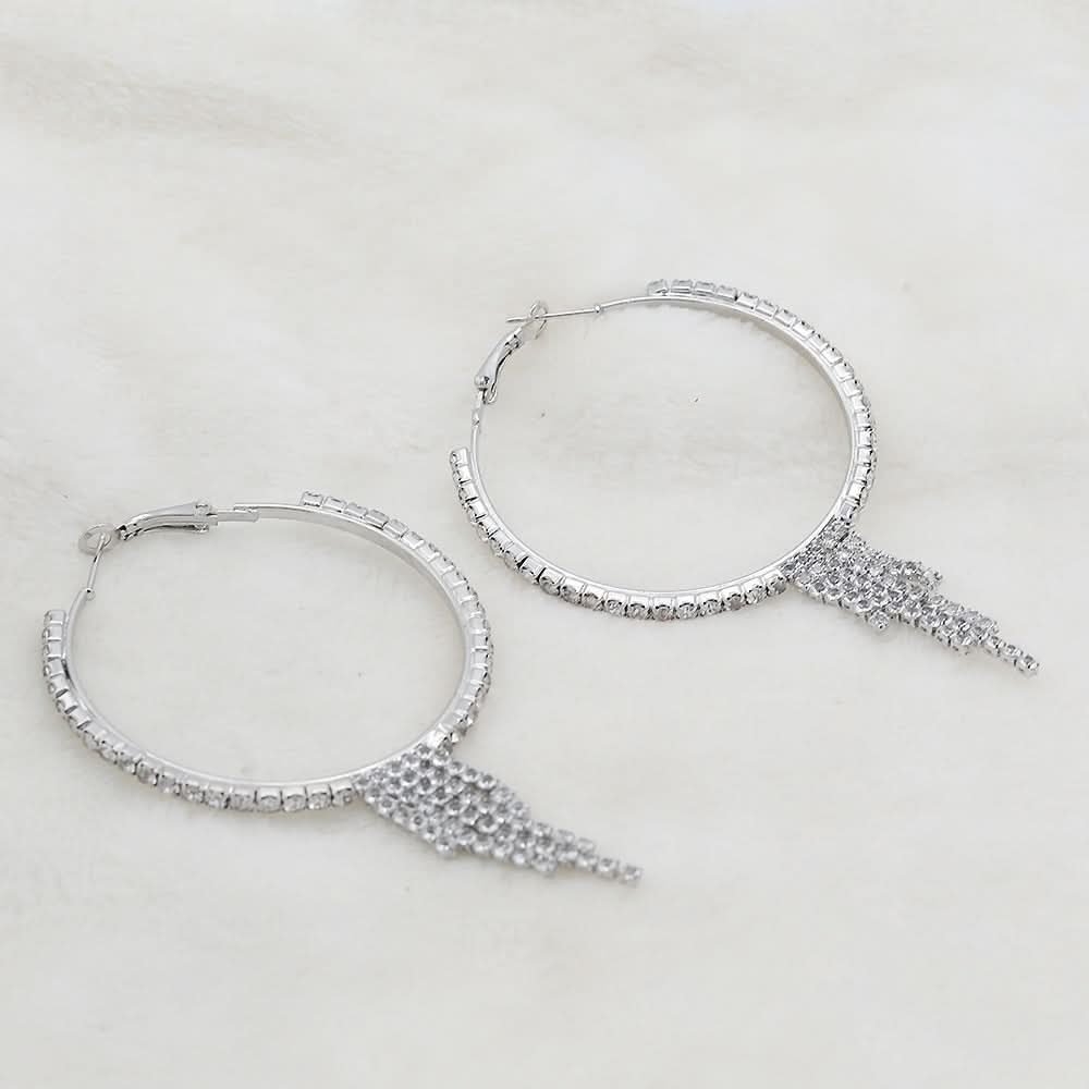 Women's Earrings - Silver, Women, Earrings & Tops, Chase Value, Chase Value