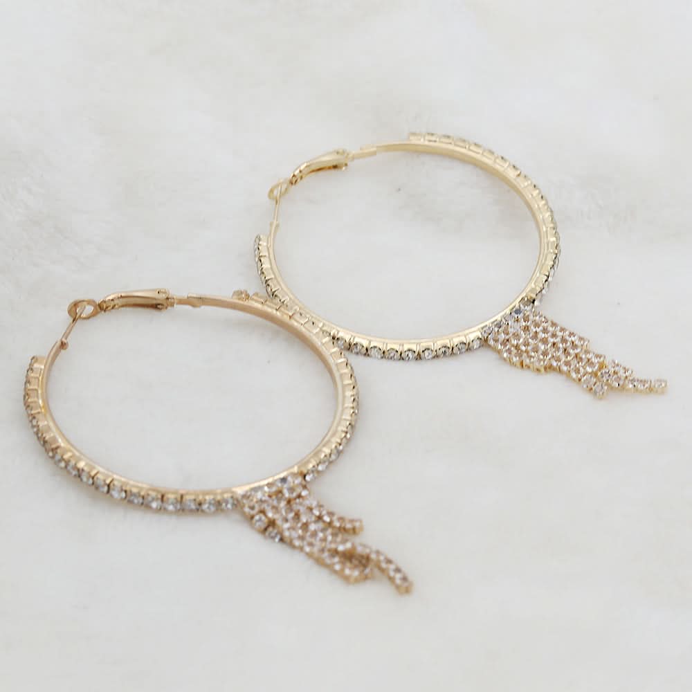 Women's Earrings - Golden, Women, Earrings & Tops, Chase Value, Chase Value