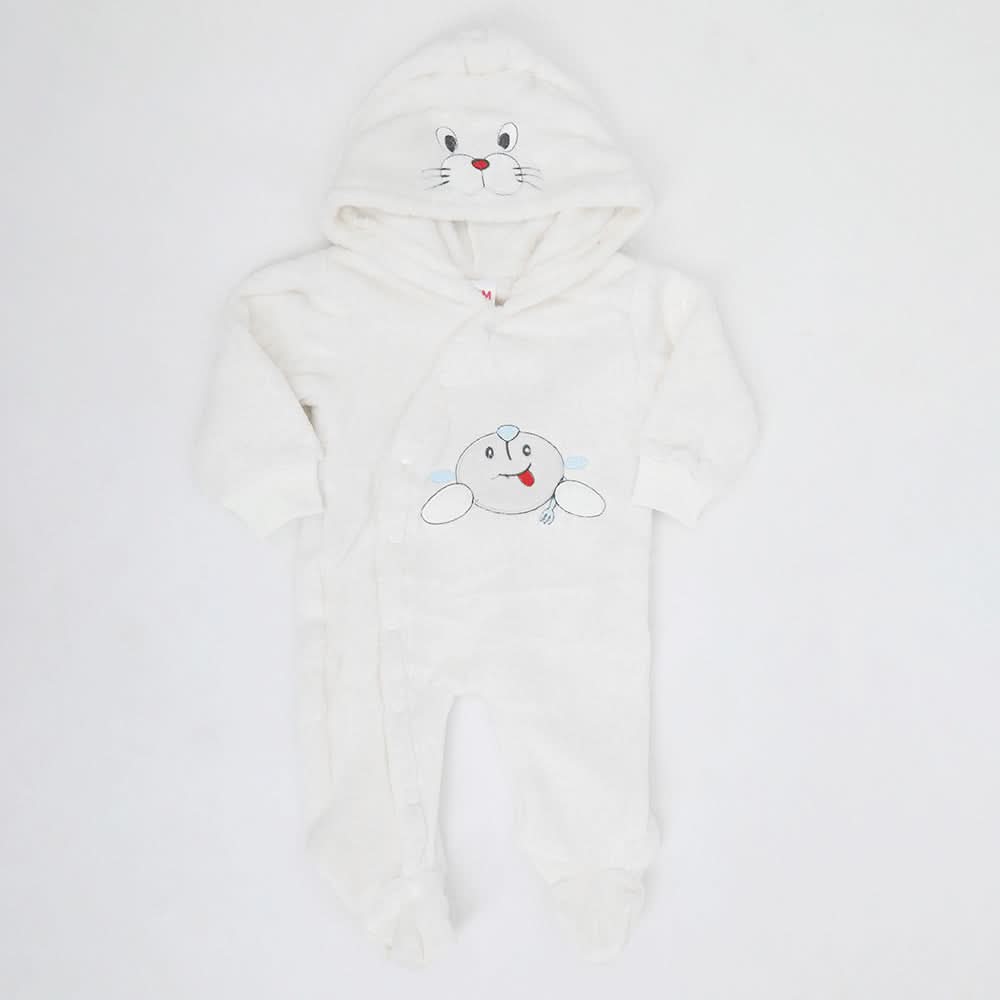 Newborn Unisex Romper - White, Kids, NB Girls Rompers, Kids, NB Boys Rompers, Chase Value, Chase Value