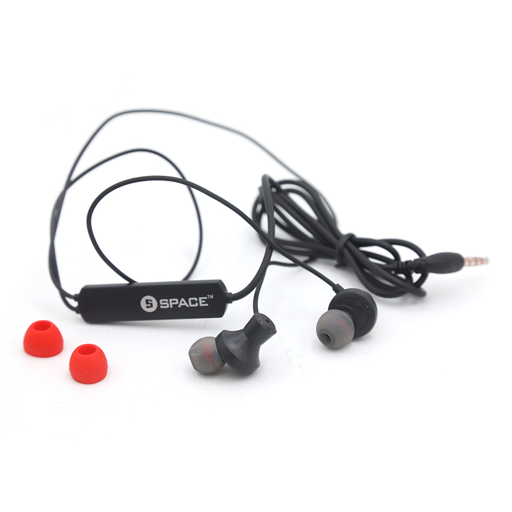Space Earphone with Selfie SE-530 - Black, Home & Lifestyle, Hand Free / Head Phones, Chase Value, Chase Value