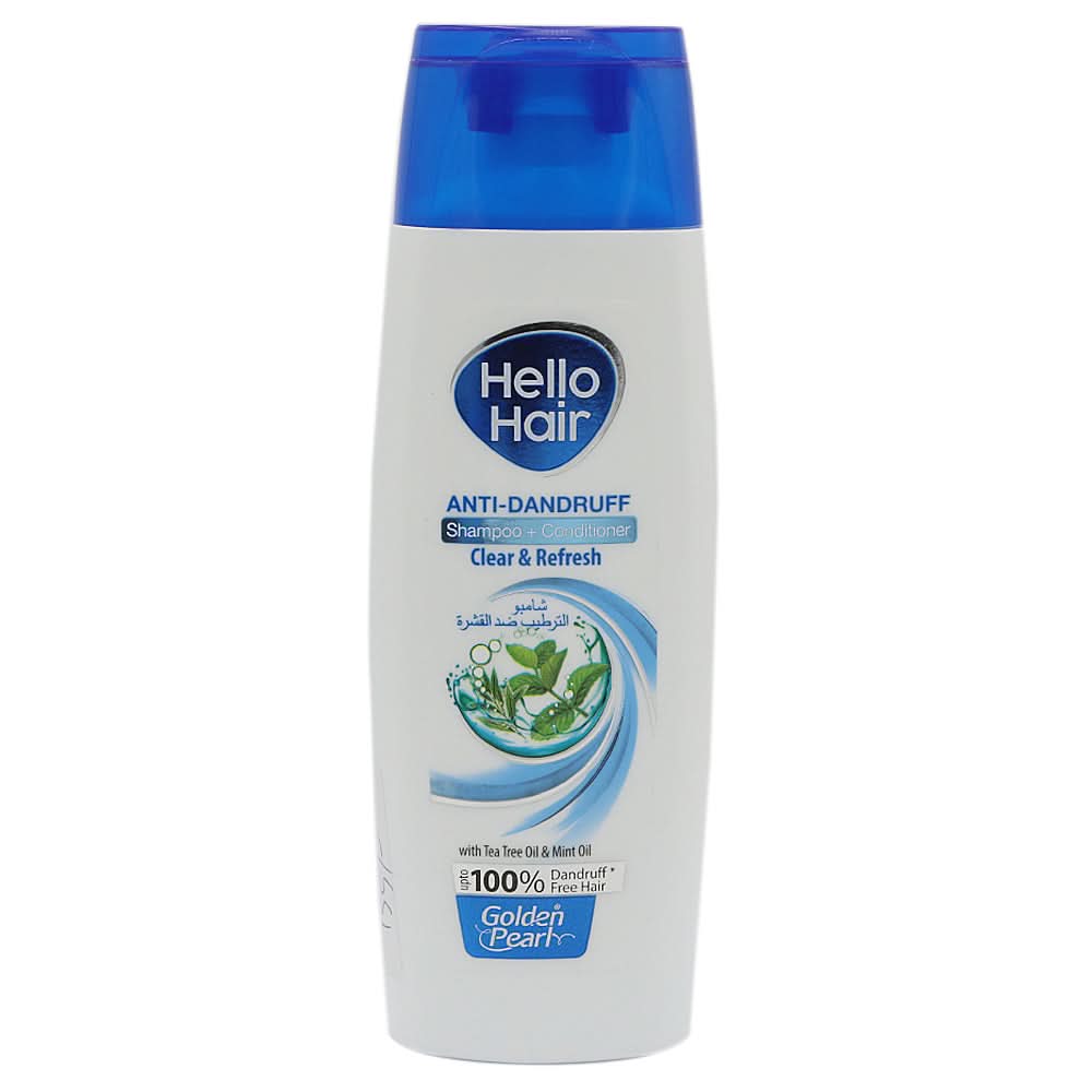 Hello Hair Shampoo + Conditioner 190ml - Anti Dandruff, Beauty & Personal Care, Shampoo & Conditioner, Chase Value, Chase Value