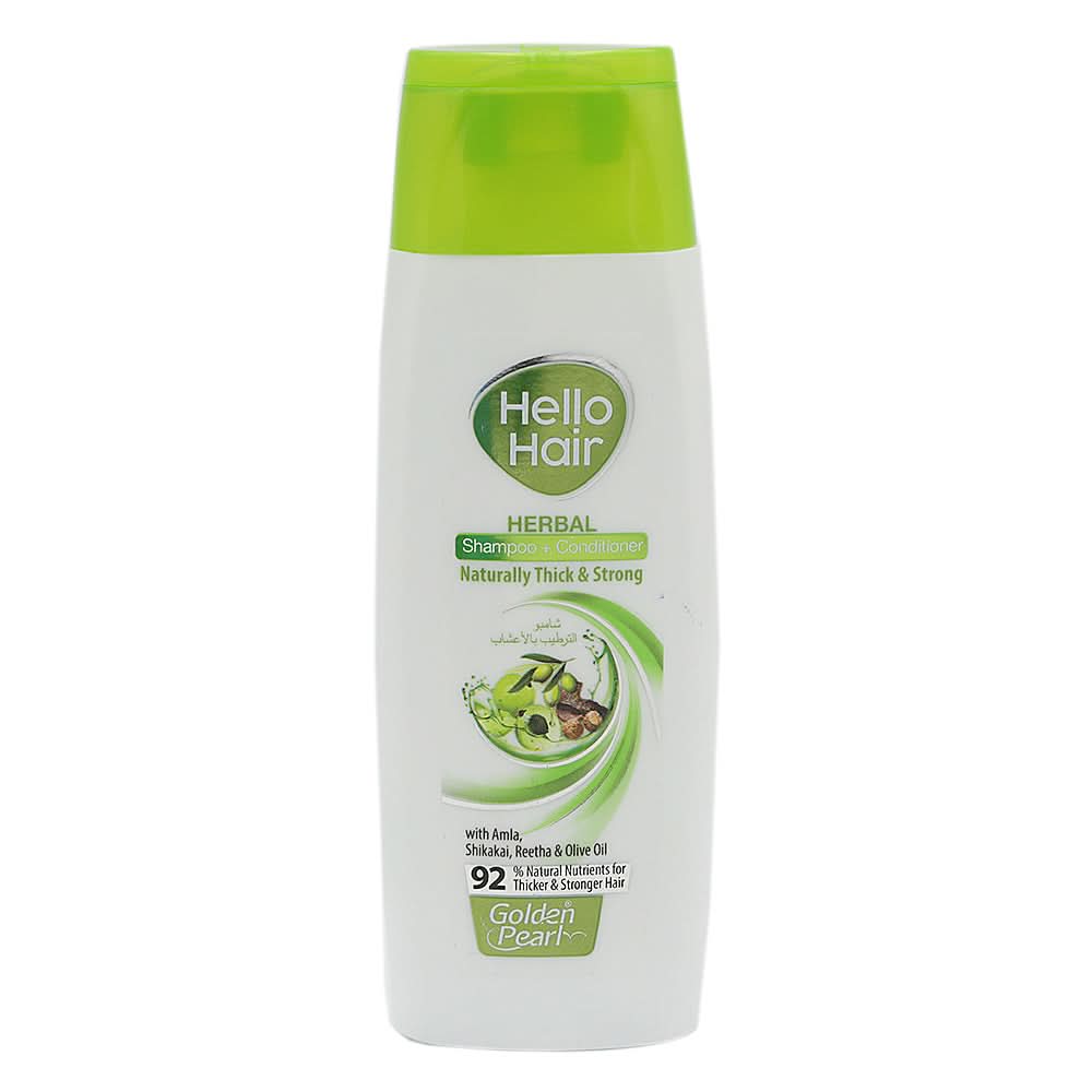 Hello Hair Shampoo + Conditioner 95ml - Herbal, Beauty & Personal Care, Shampoo & Conditioner, Chase Value, Chase Value