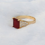 Women's Fancy Ring - Maroon, Women, Finger Rings, Chase Value, Chase Value