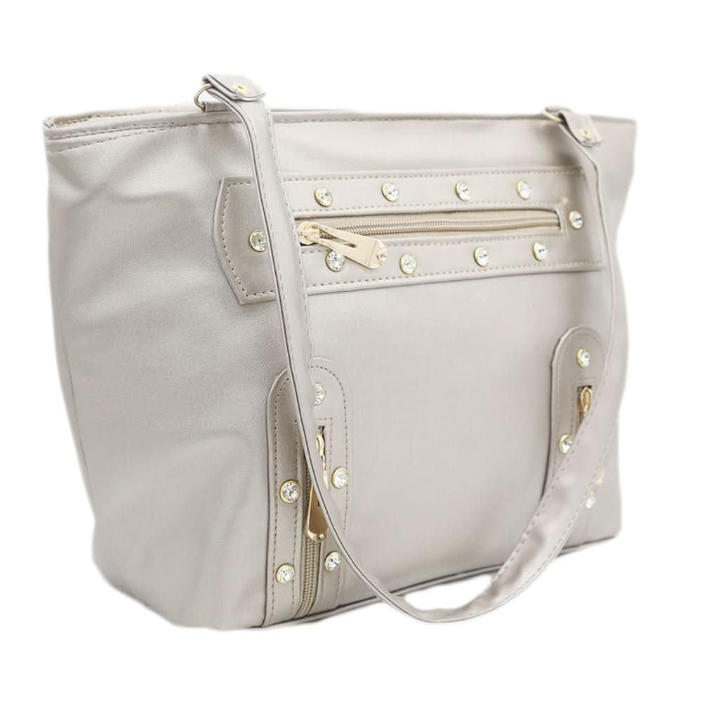 Women's Handbag 7651 - Light Grey, Women, Bags, Chase Value, Chase Value