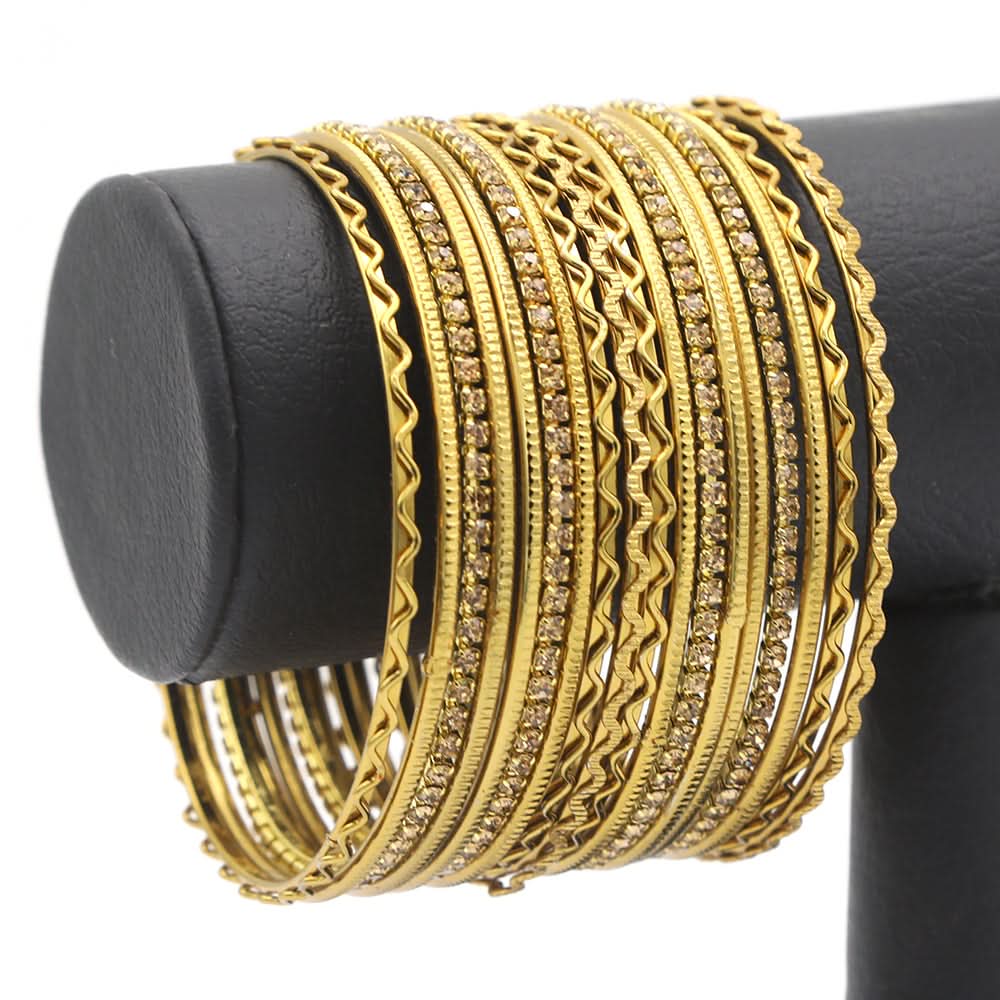 Women's Bangles - Golden, Women, Bangles & Bracelets, Chase Value, Chase Value
