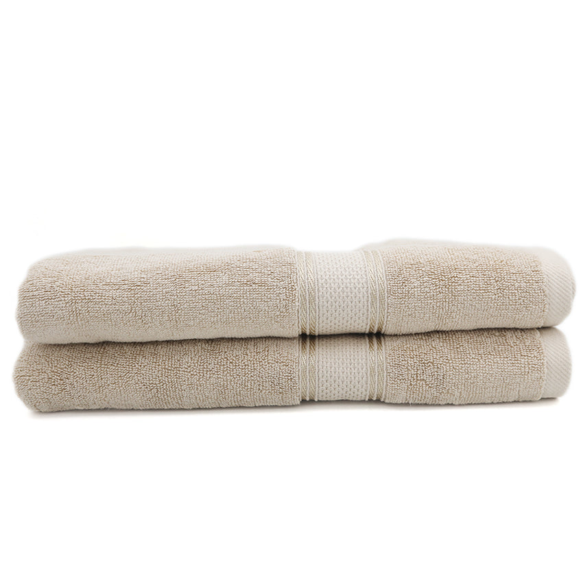 Terry Fancy Bath Towel - Beige, Home & Lifestyle, Bath Towels, Chase Value, Chase Value