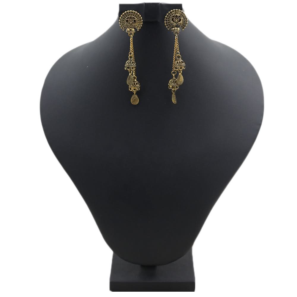 Women's Fancy Earrings - Golden, Women, Earrings & Tops, Chase Value, Chase Value