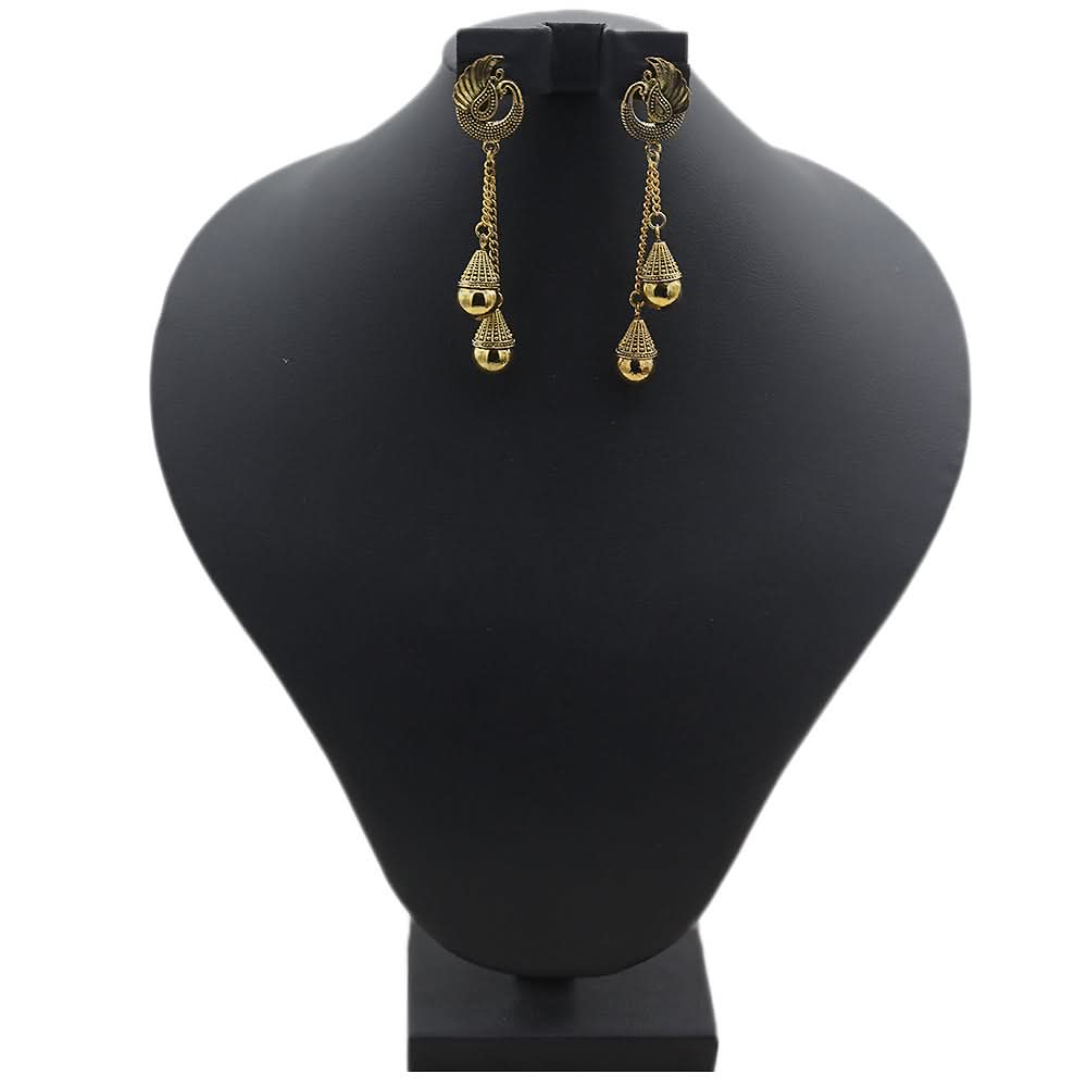 Women's Fancy Earrings - Golden, Women, Earrings & Tops, Chase Value, Chase Value