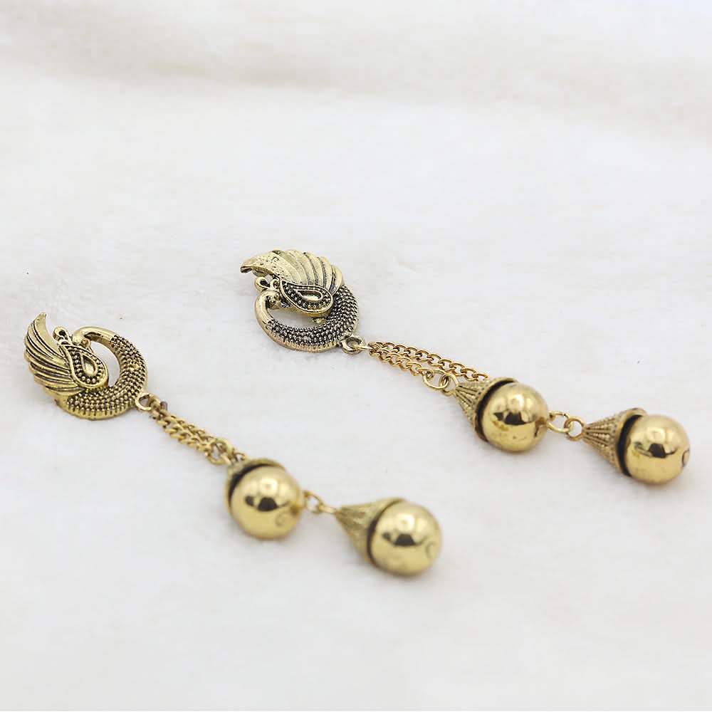 Women's Fancy Earrings - Golden, Women, Earrings & Tops, Chase Value, Chase Value