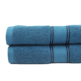 Terry Fancy Bath Towel - Steel Green, Home & Lifestyle, Bath Towels, Chase Value, Chase Value