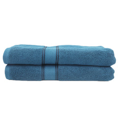 Terry Fancy Bath Towel - Steel Green, Home & Lifestyle, Bath Towels, Chase Value, Chase Value
