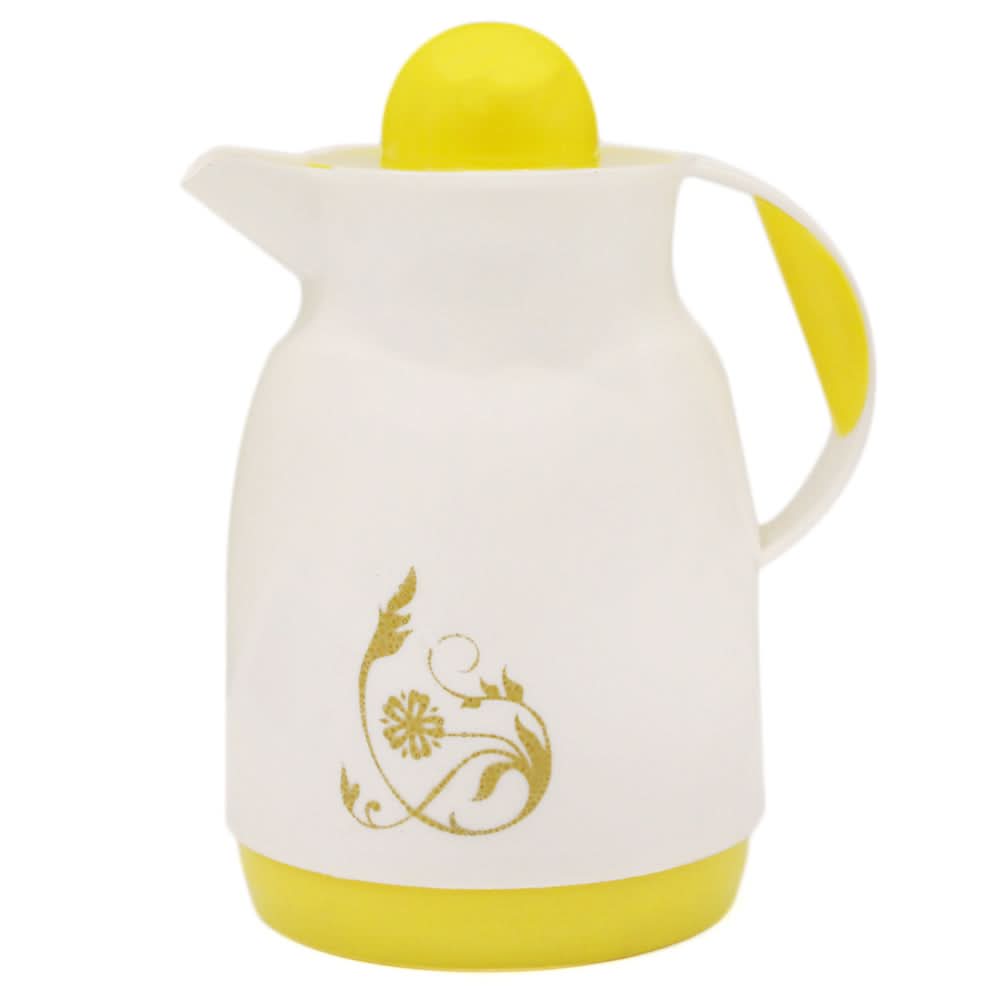 Vacuum Flask Hot & Cold - Yellow & White, Thermos & Mug, Chase Value, Chase Value