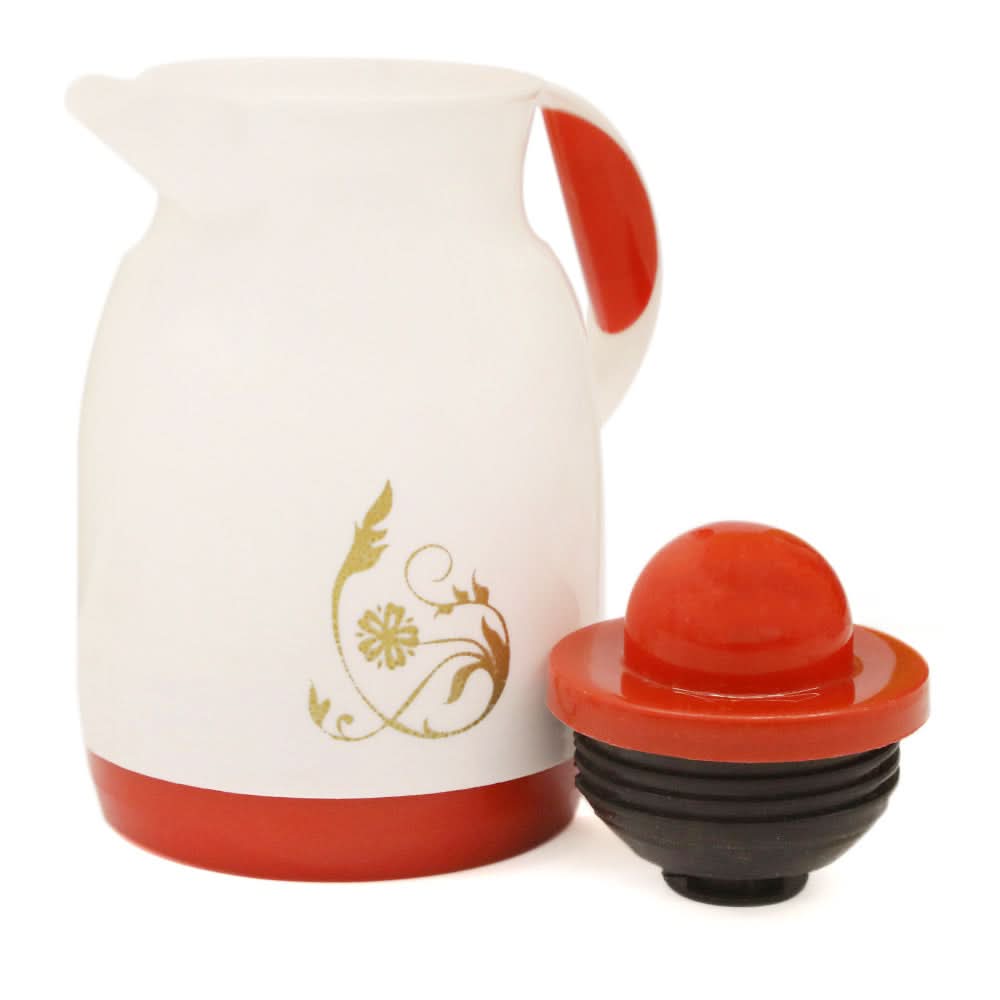 Vacuum Flask Hot & Cold - Red & White, Thermos & Mug, Chase Value, Chase Value