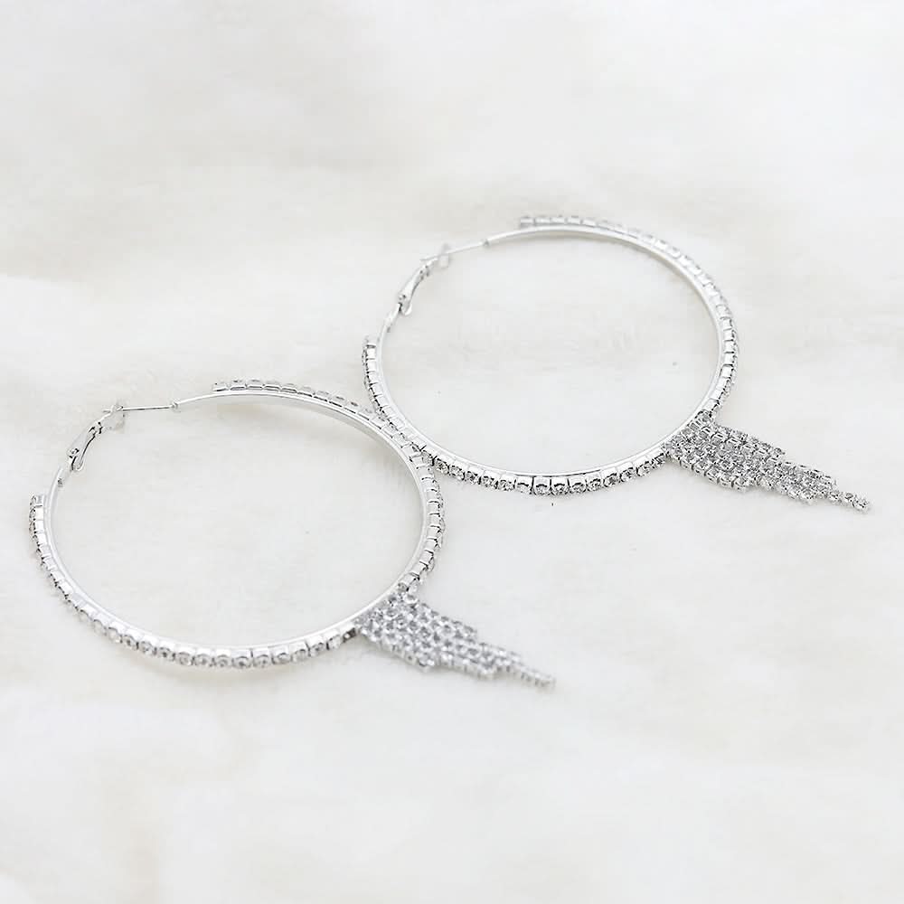 Women's Earrings - Silver, Women, Earrings & Tops, Chase Value, Chase Value