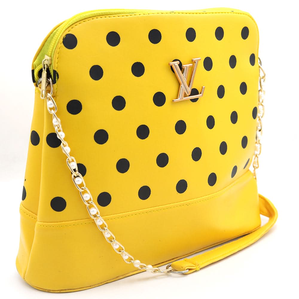Women's Shoulder Bag 9146 - Yellow, Women, Bags, Chase Value, Chase Value