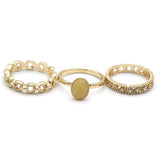 Women's Ring 3Pc - Fawn, Women, Finger Rings, Chase Value, Chase Value