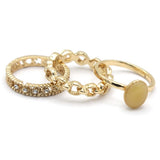 Women's Ring 3Pc - Fawn, Women, Finger Rings, Chase Value, Chase Value