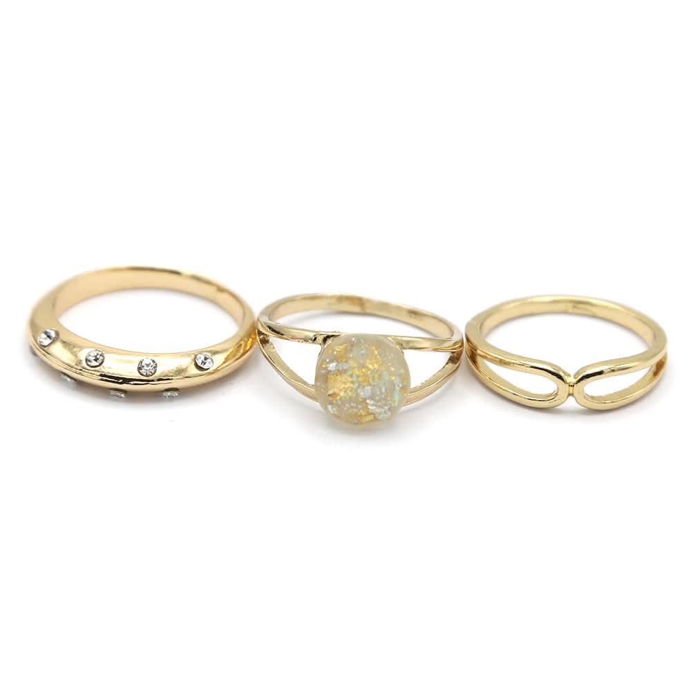 Women's Ring 3Pc - Fawn, Women, Finger Rings, Chase Value, Chase Value